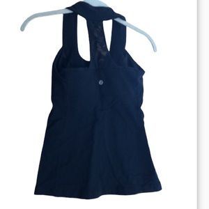 Lululemon basic black tank top size 4
